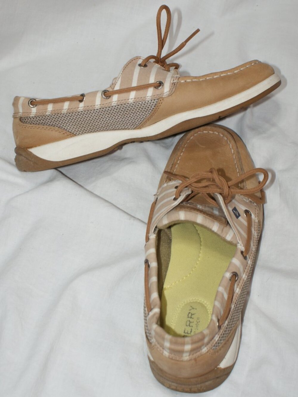 Sperry Leather Topsiders Boat Shoes - Women's Size 8 1/2 - EUC